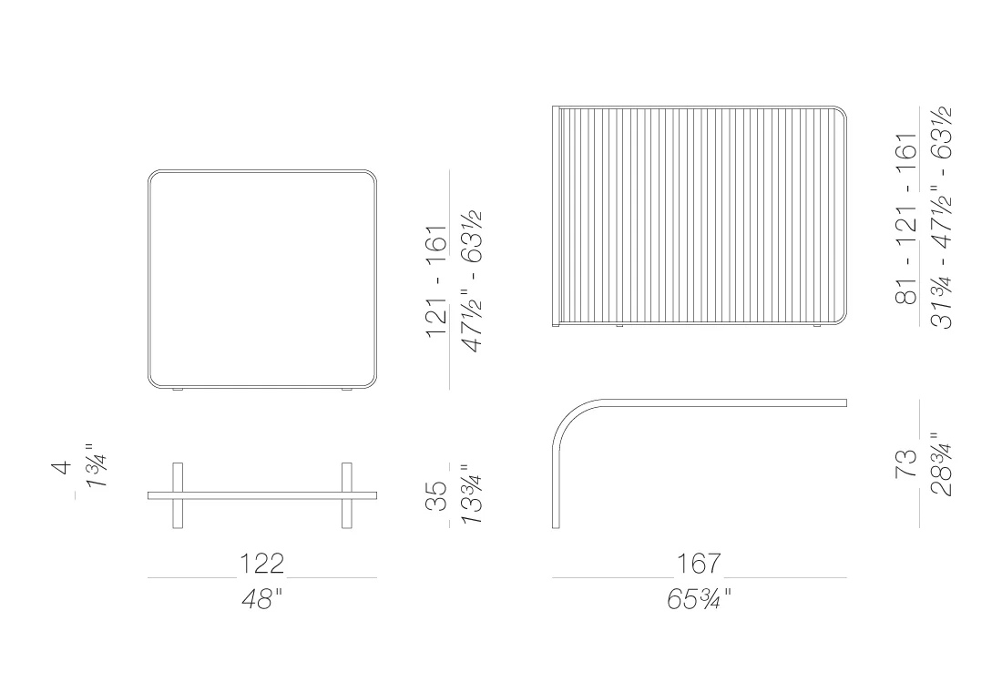 SCREEN X_shape  Modern X-shaped partition for the office: X-shaped  configuration - Lapalma