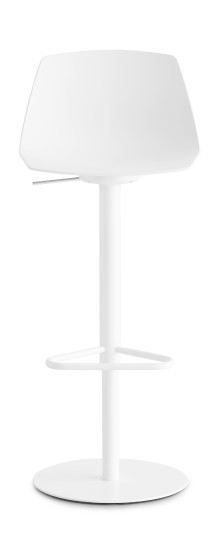 Miunn S104t Stool With Round Base With Height Adjustable Column H54 79 Lapalma